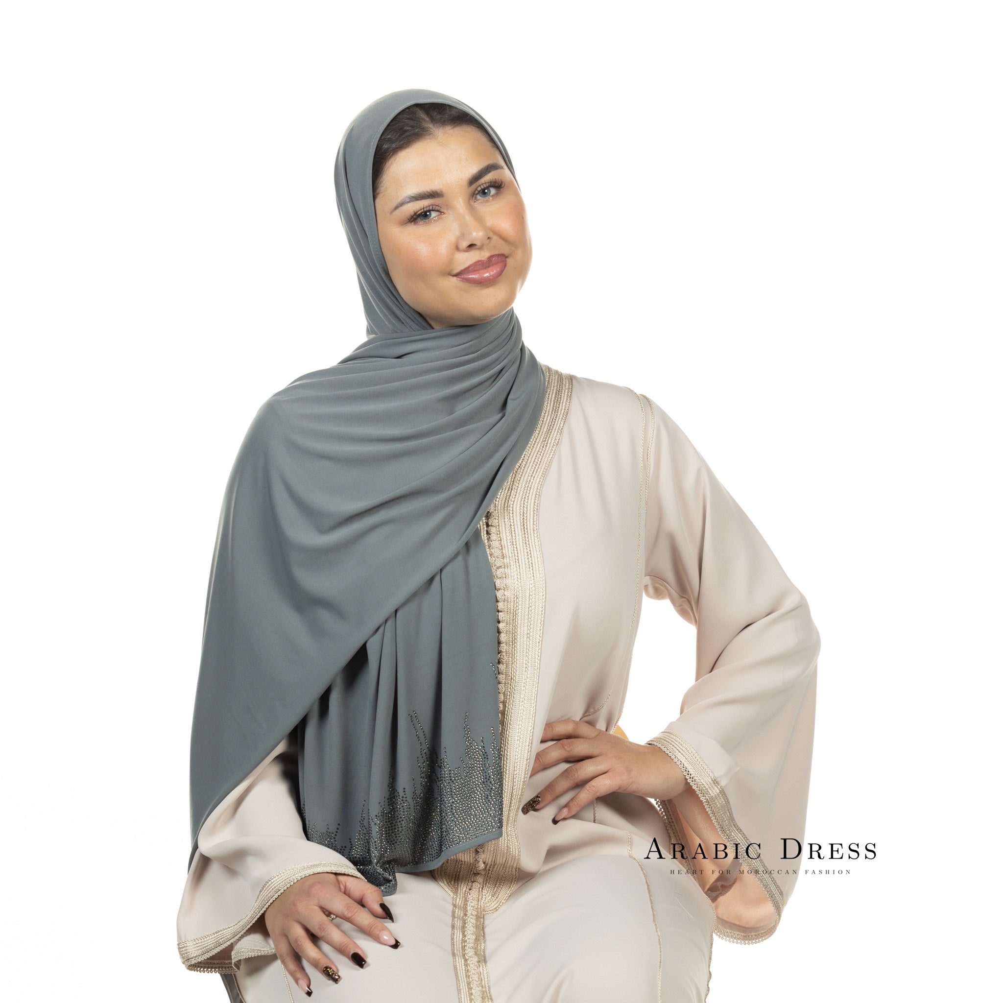 PREMIUM JERSEY HIJAB LIA - DOLPHIN GRAY