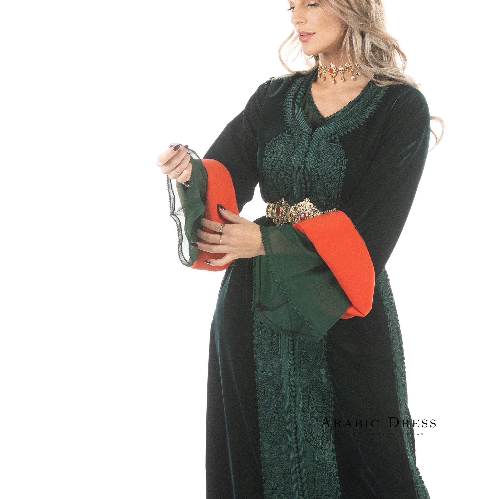 Caftan  Lina Darkgreen