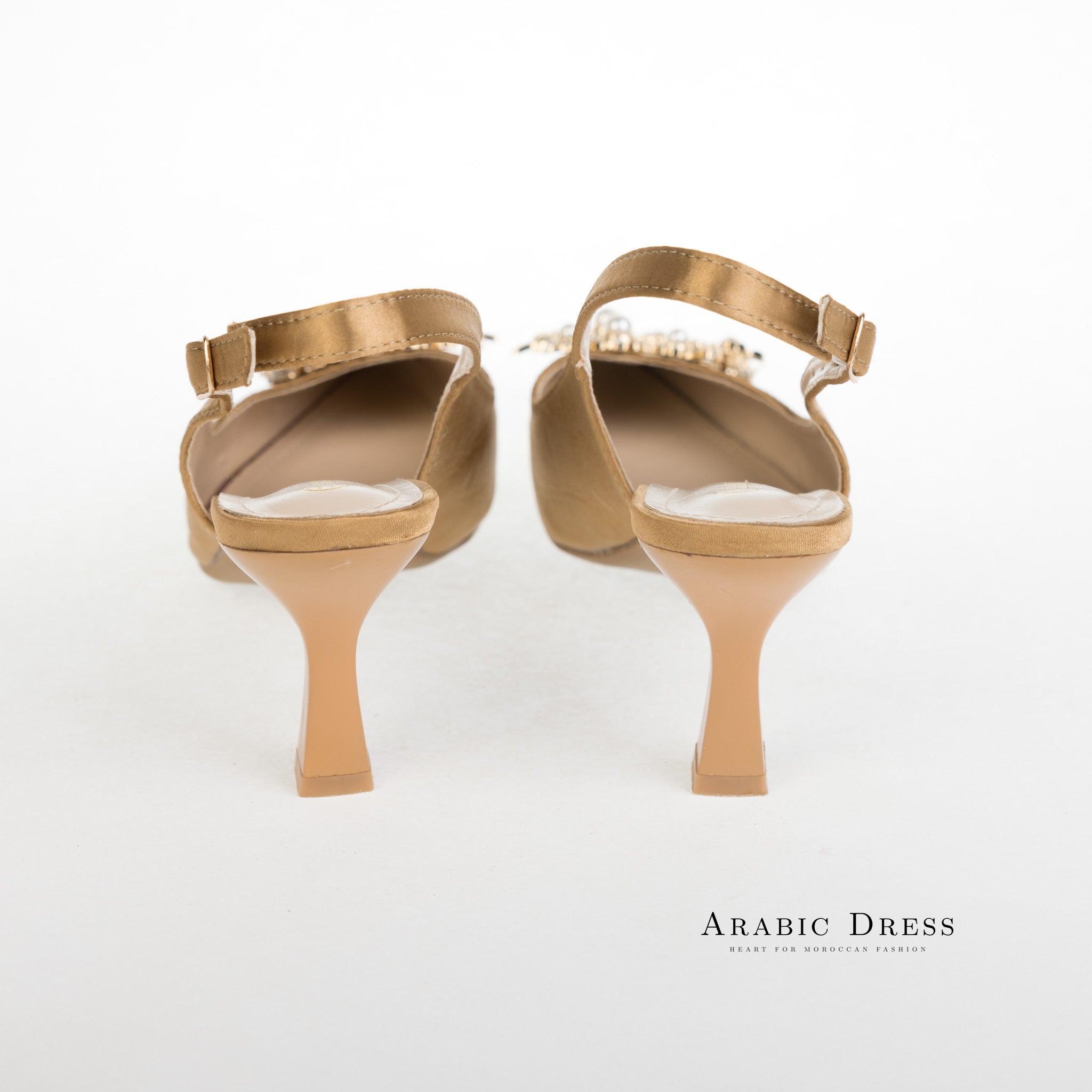 Neyla Heels Dark Khaki