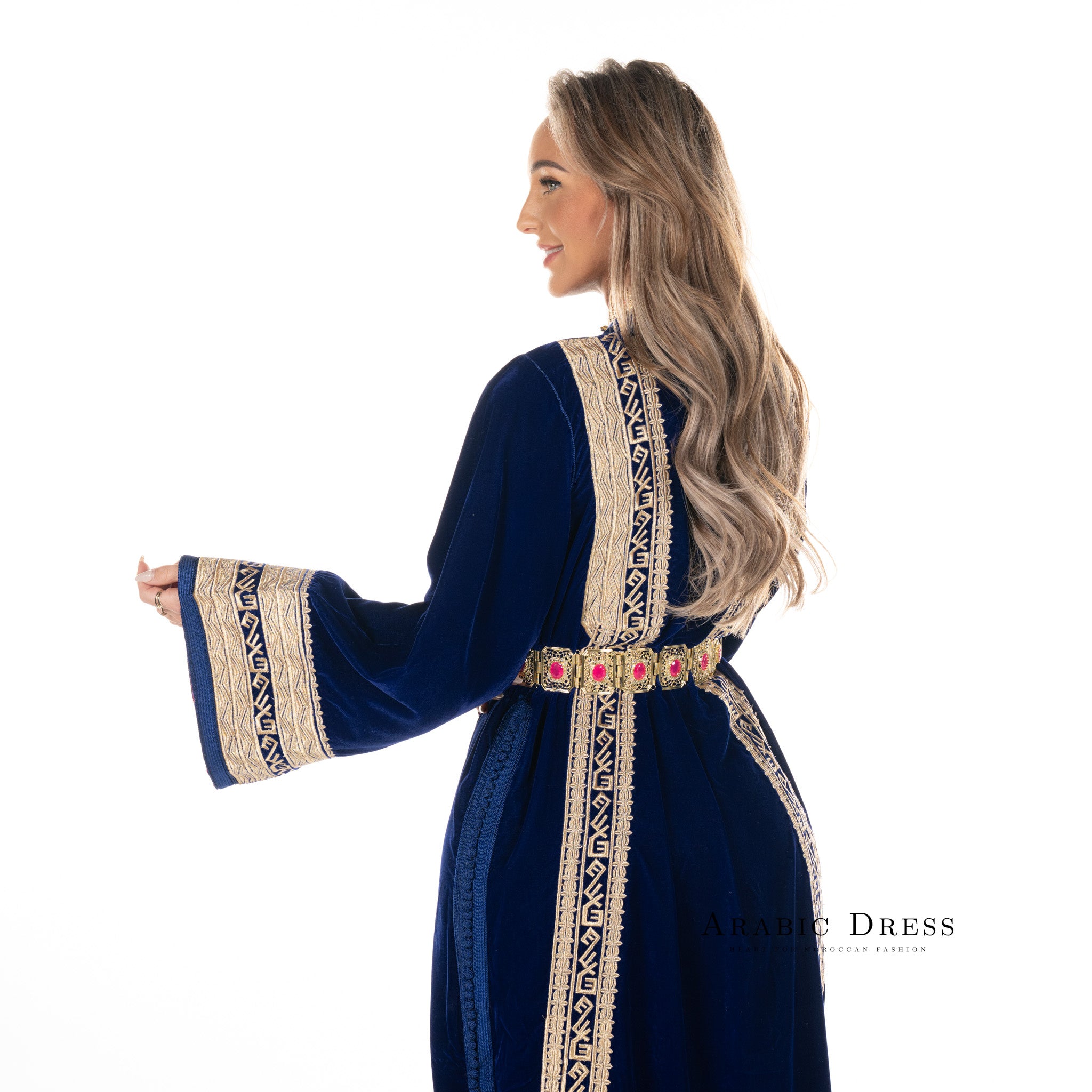 Caftan Romeisa Royalblue