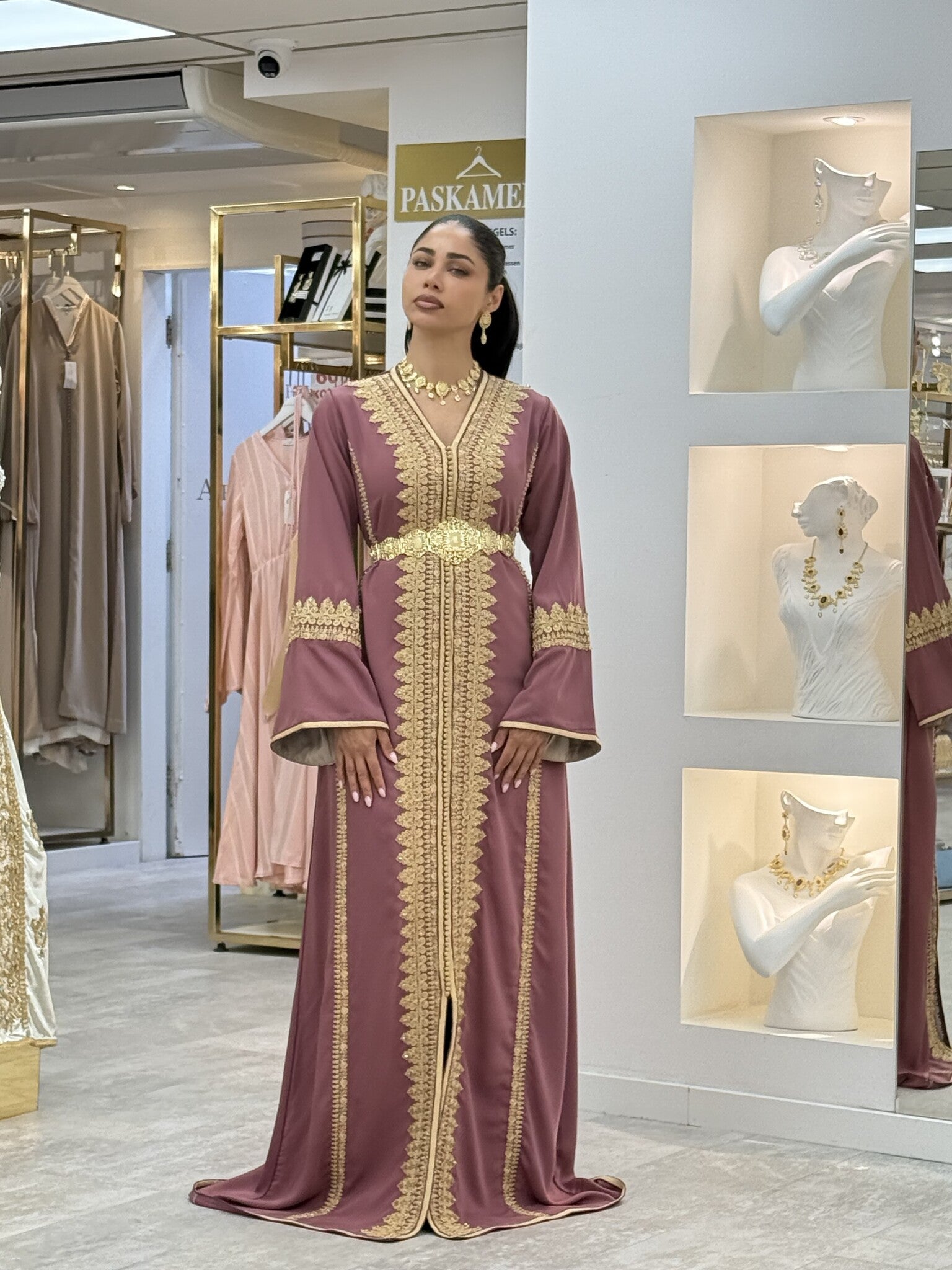 Caftan Sundus Paleviolet Pink