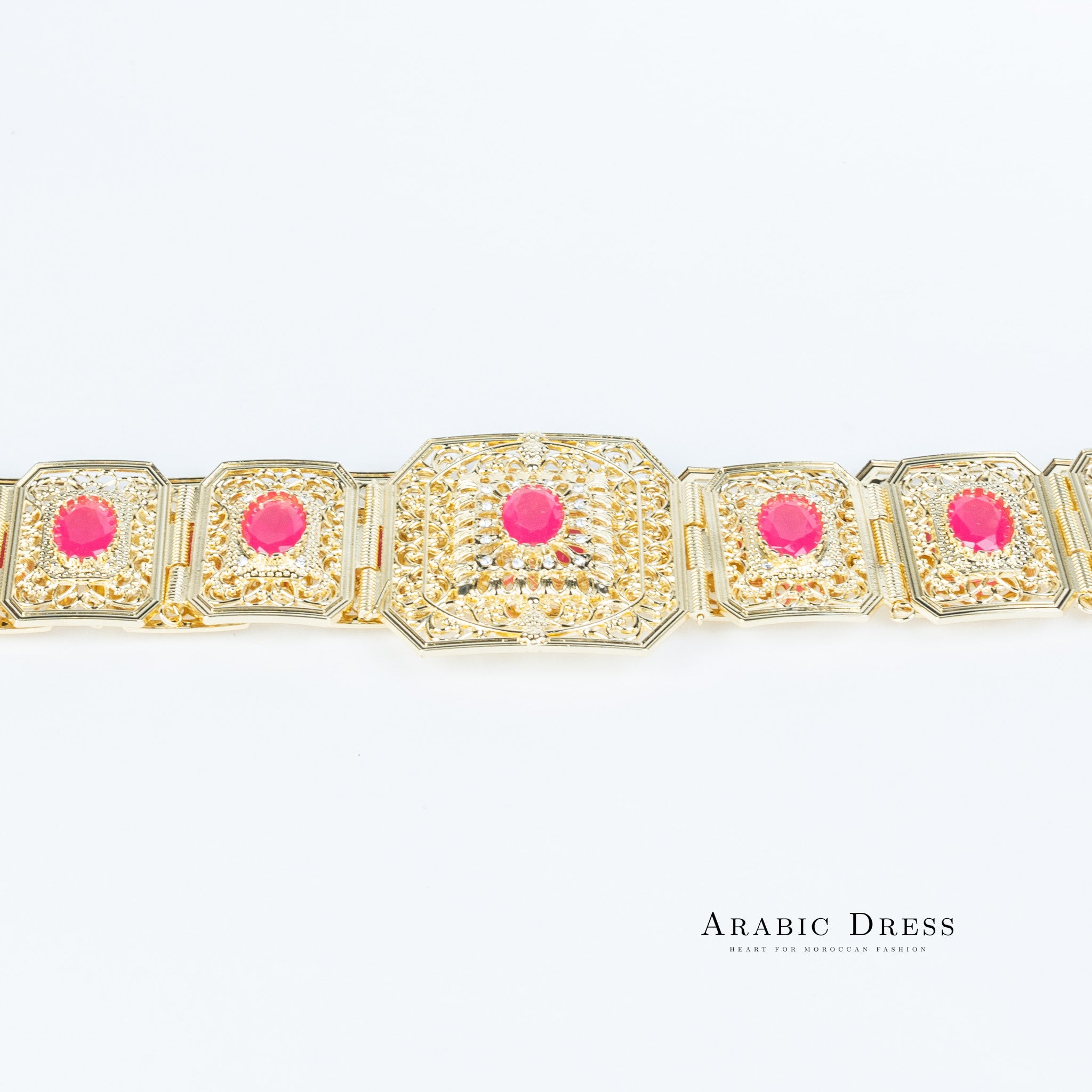 Micha Gold/Fuchsia Belt