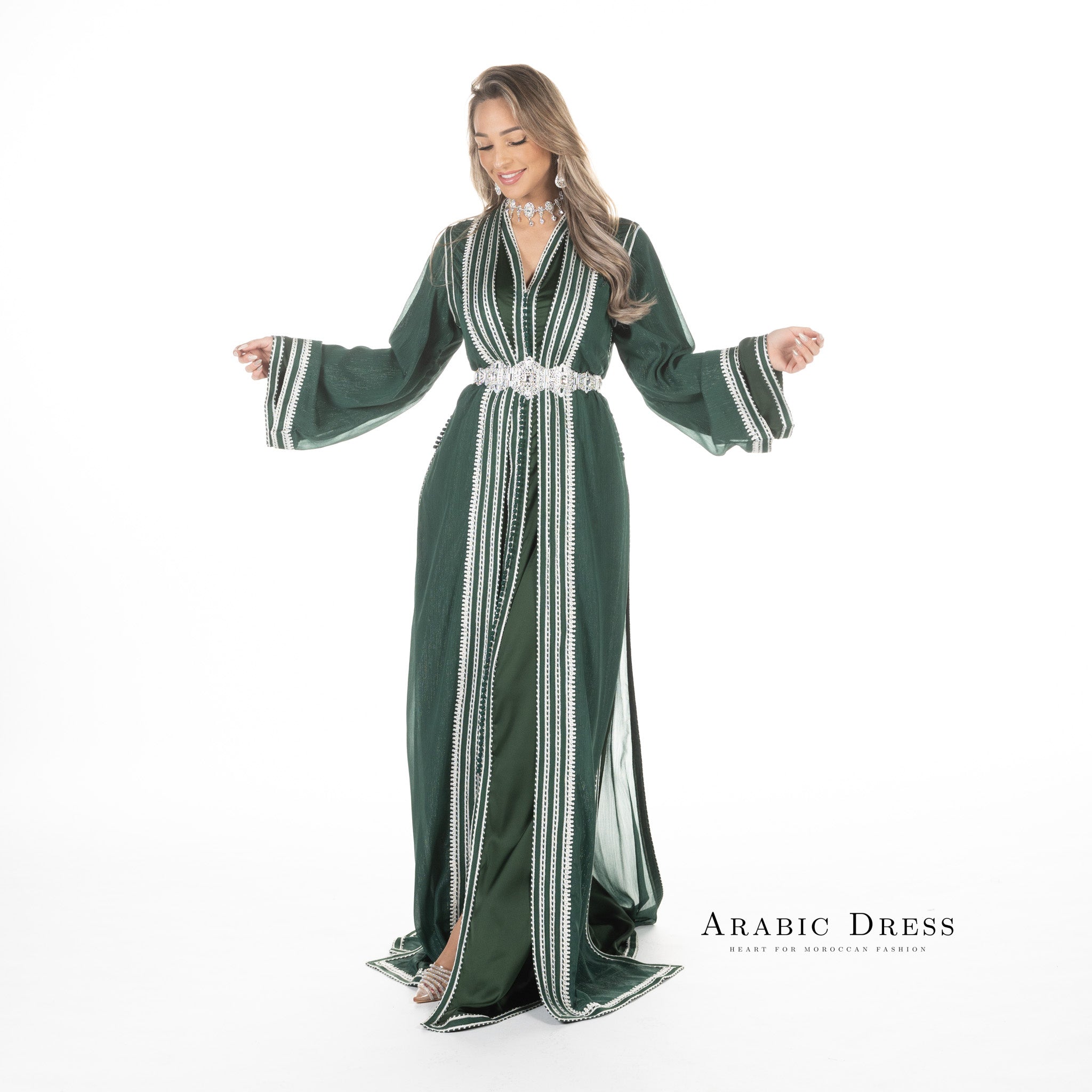 Caftan Hiba Darkgreen