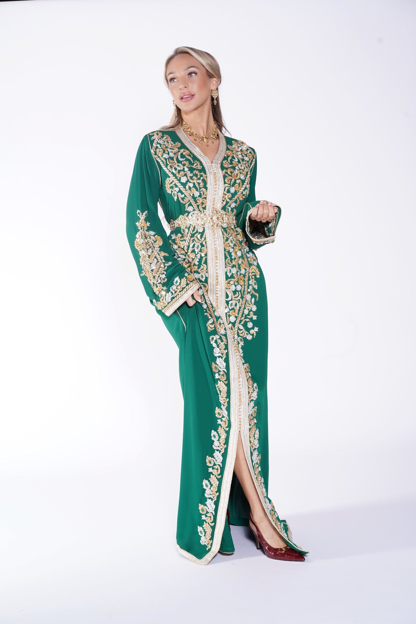 Caftan Ayanna Darkgreen