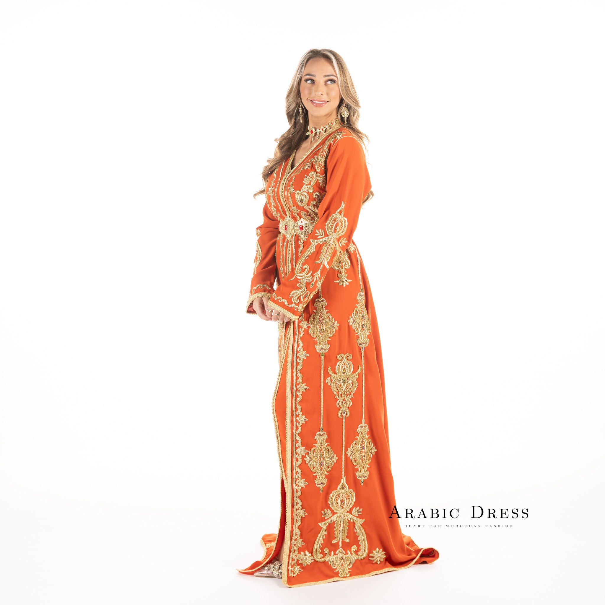 Caftan karma Orange