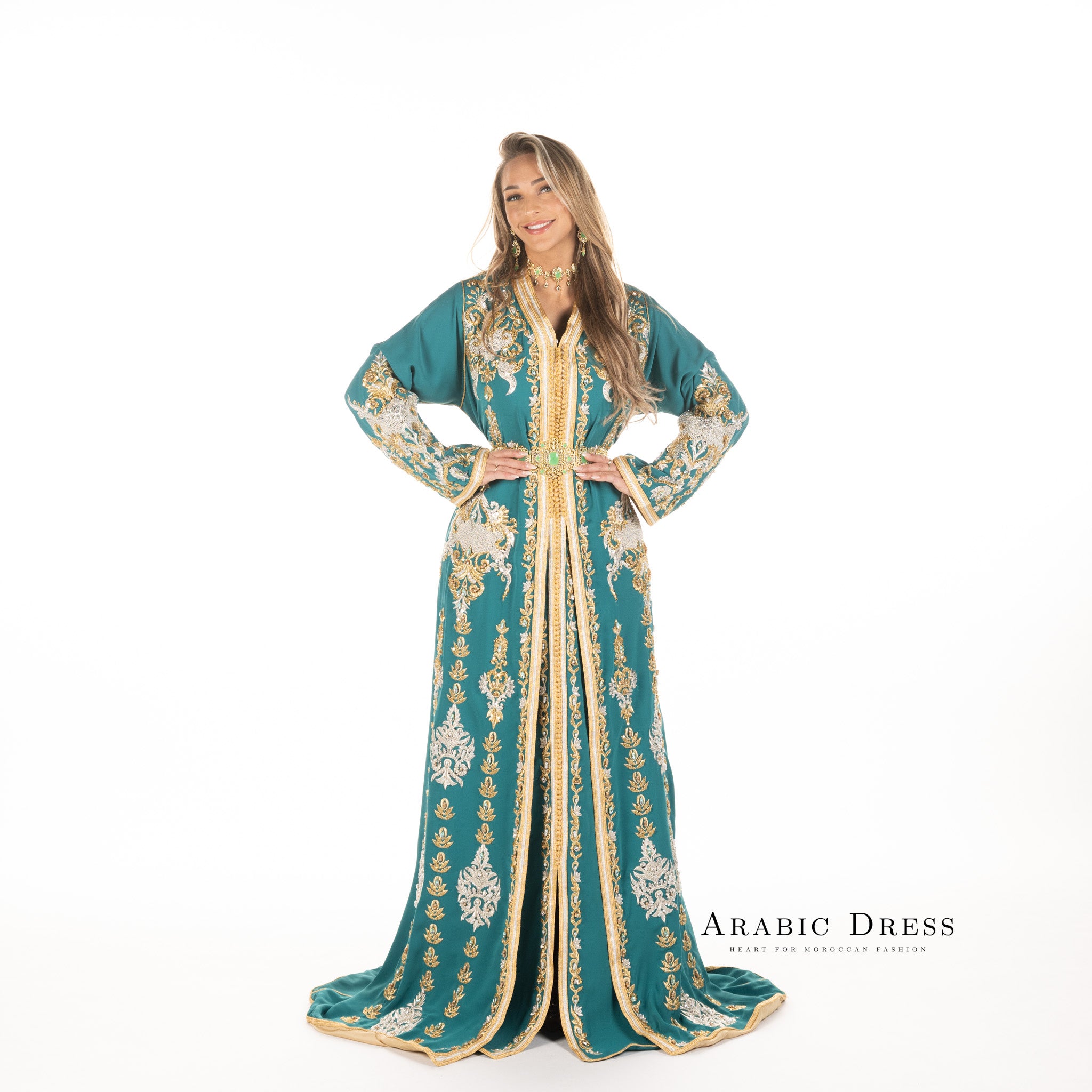 Caftan Louiza Green