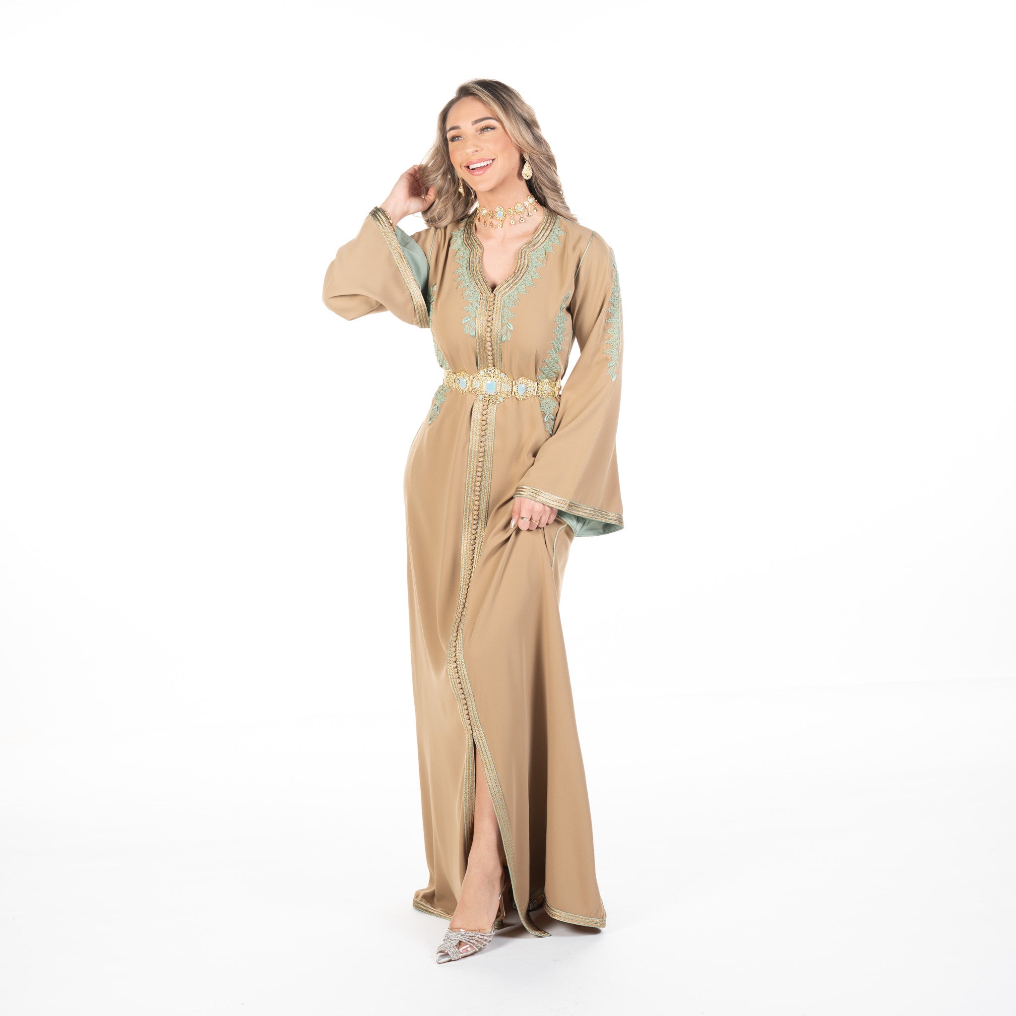 Caftan Chaimae Darkolive