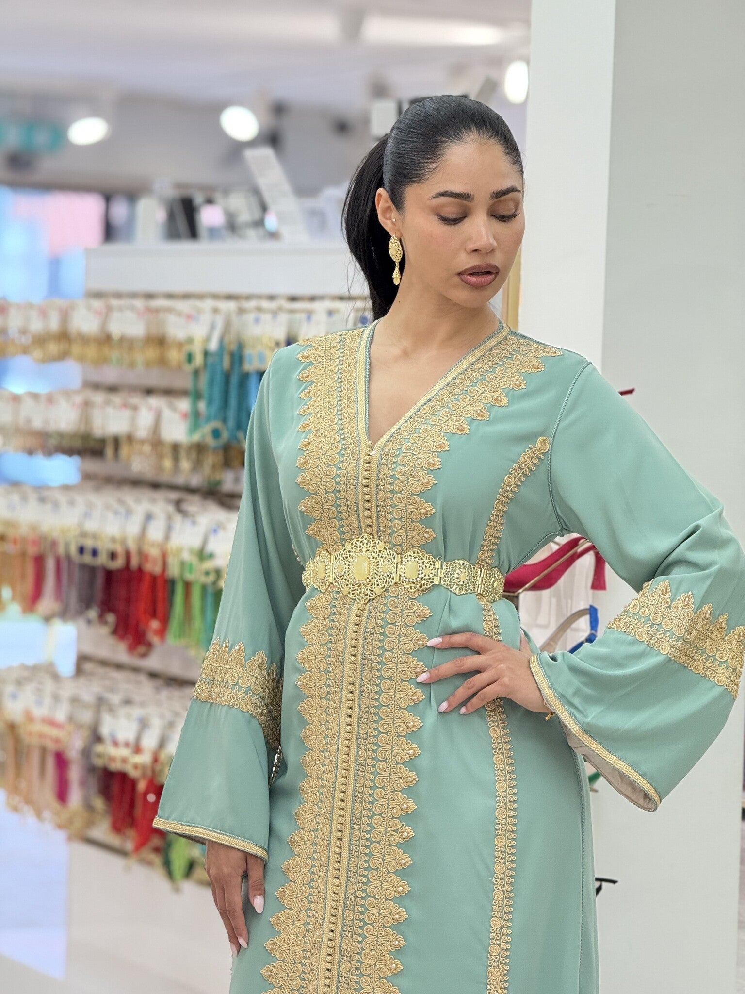 Caftan Sundus Mintgreen