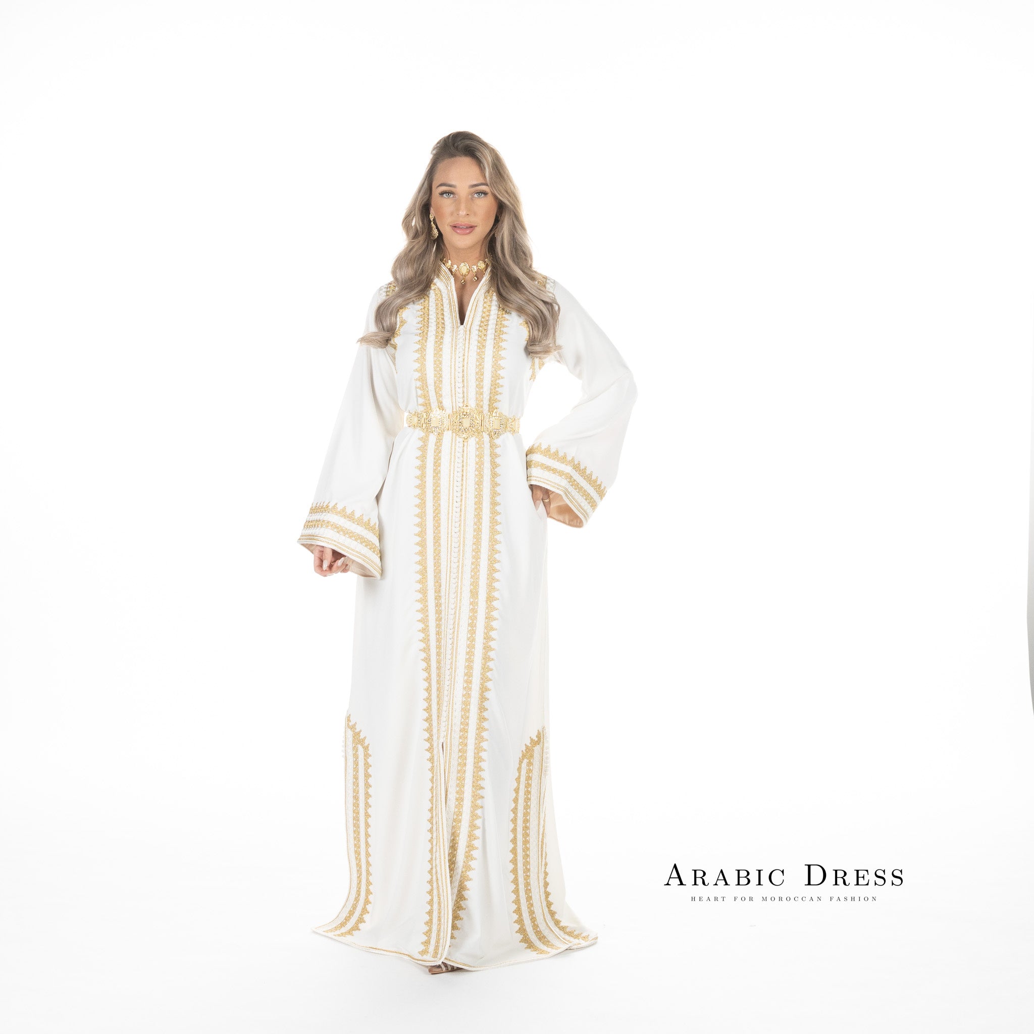 Caftan Tasnim  Brokenwhite