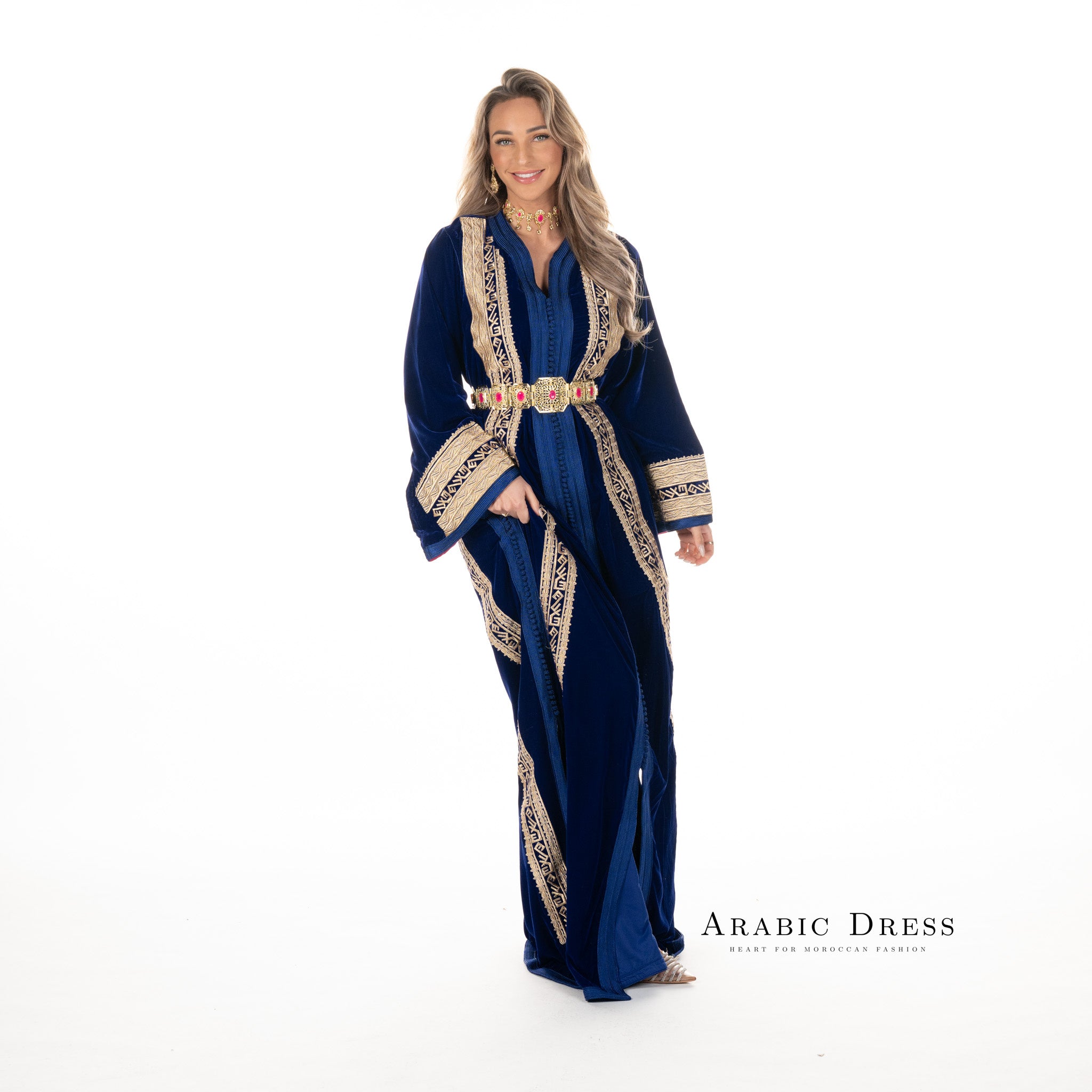 Caftan Romeisa Royalblue