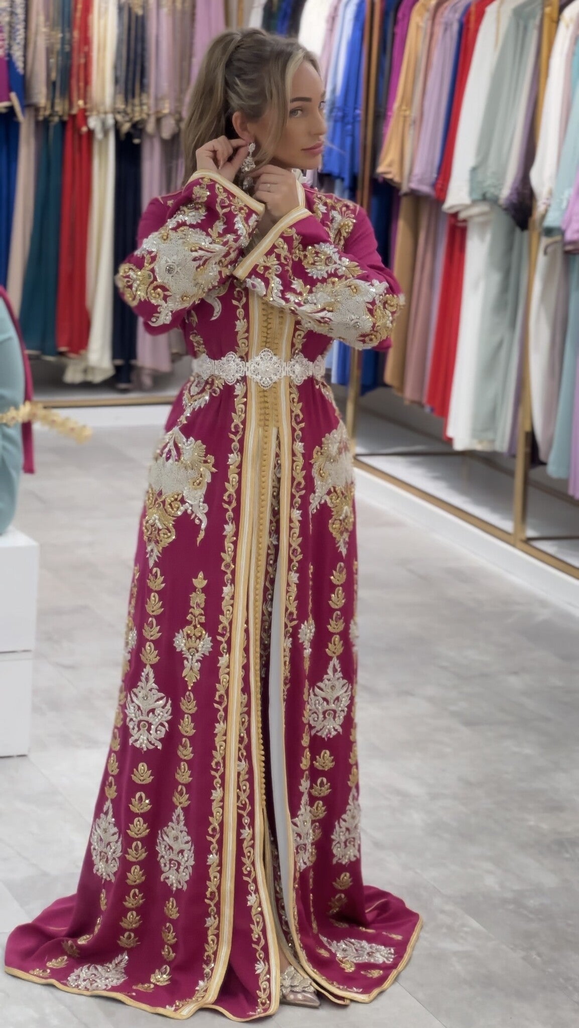 Caftan Nisrine Magenta