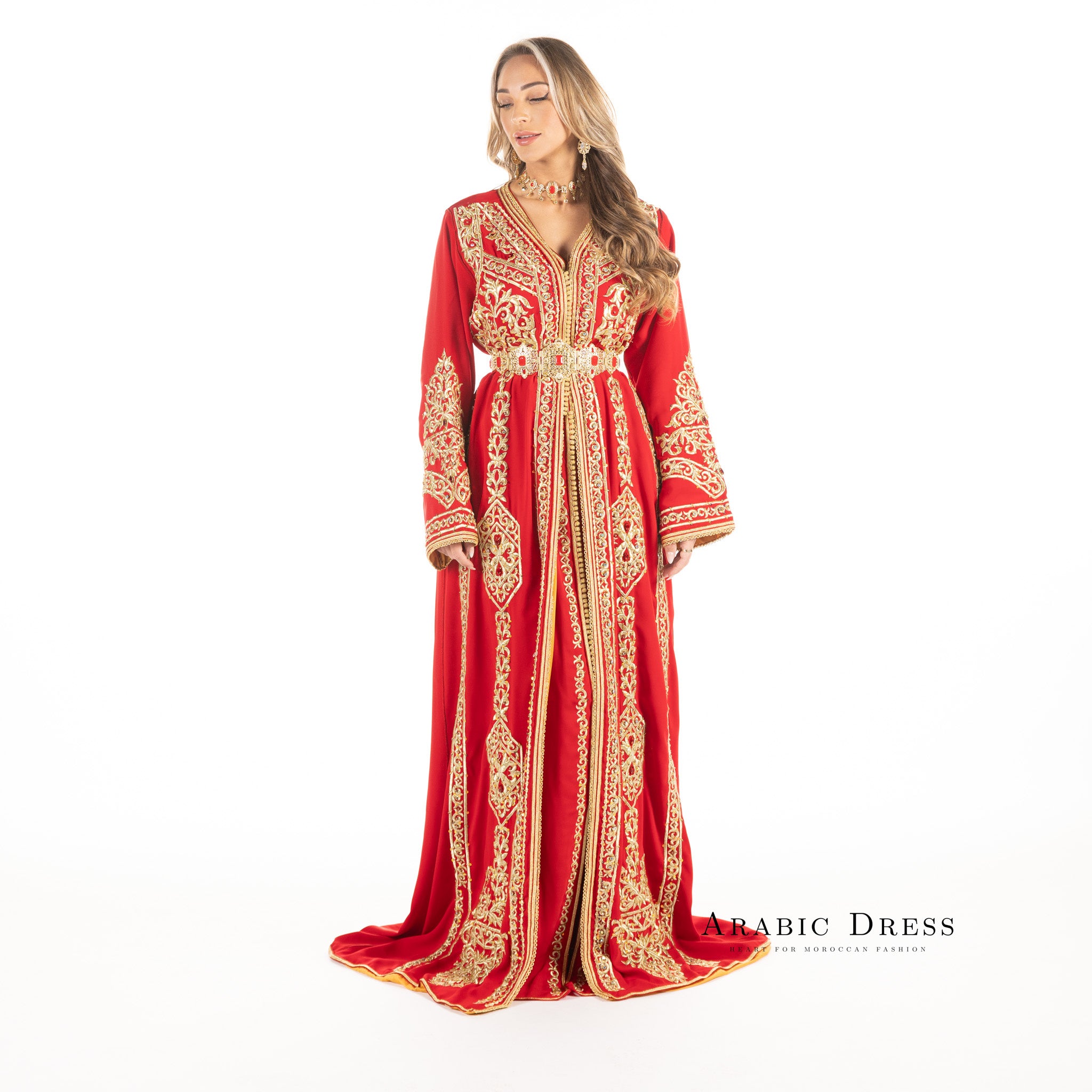 Caftan Sunduss Red