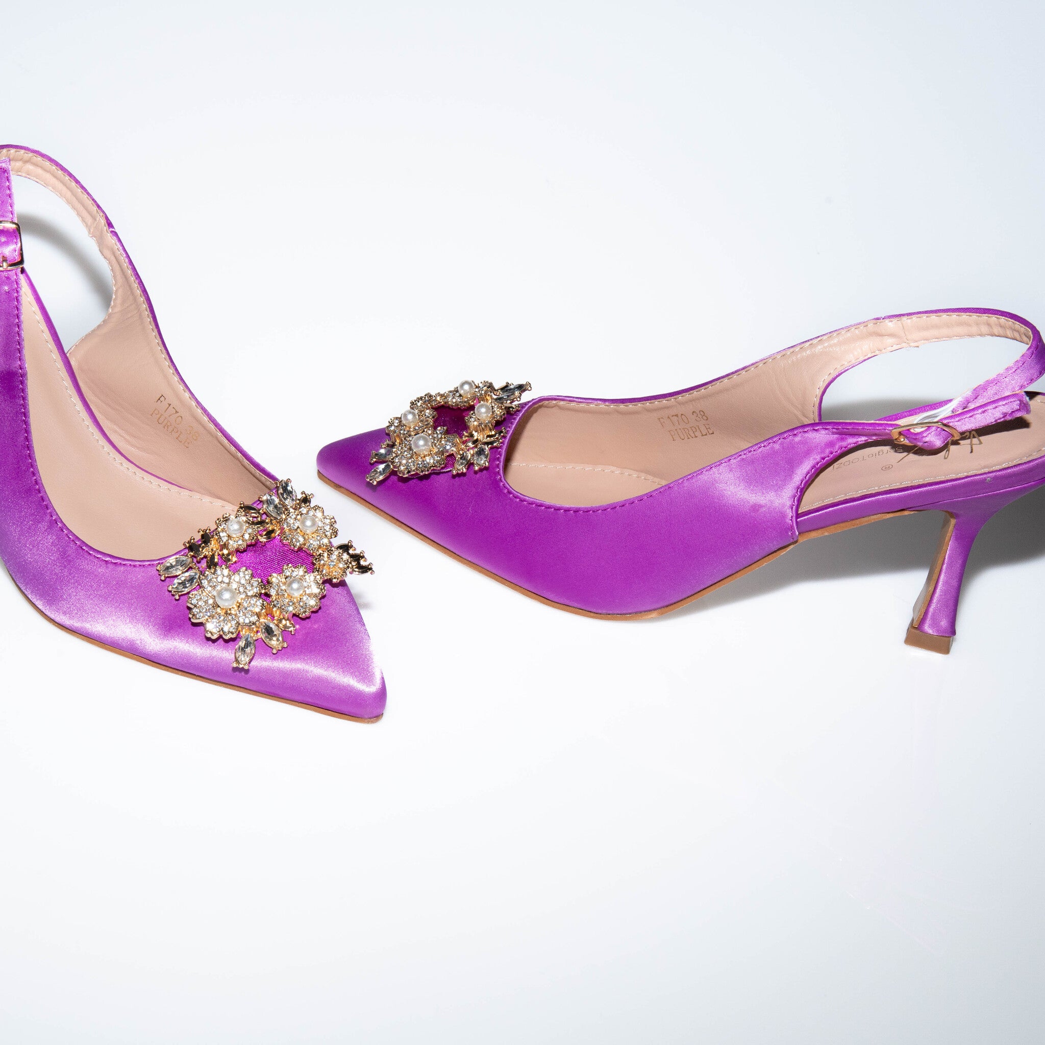 Neyla heels purple