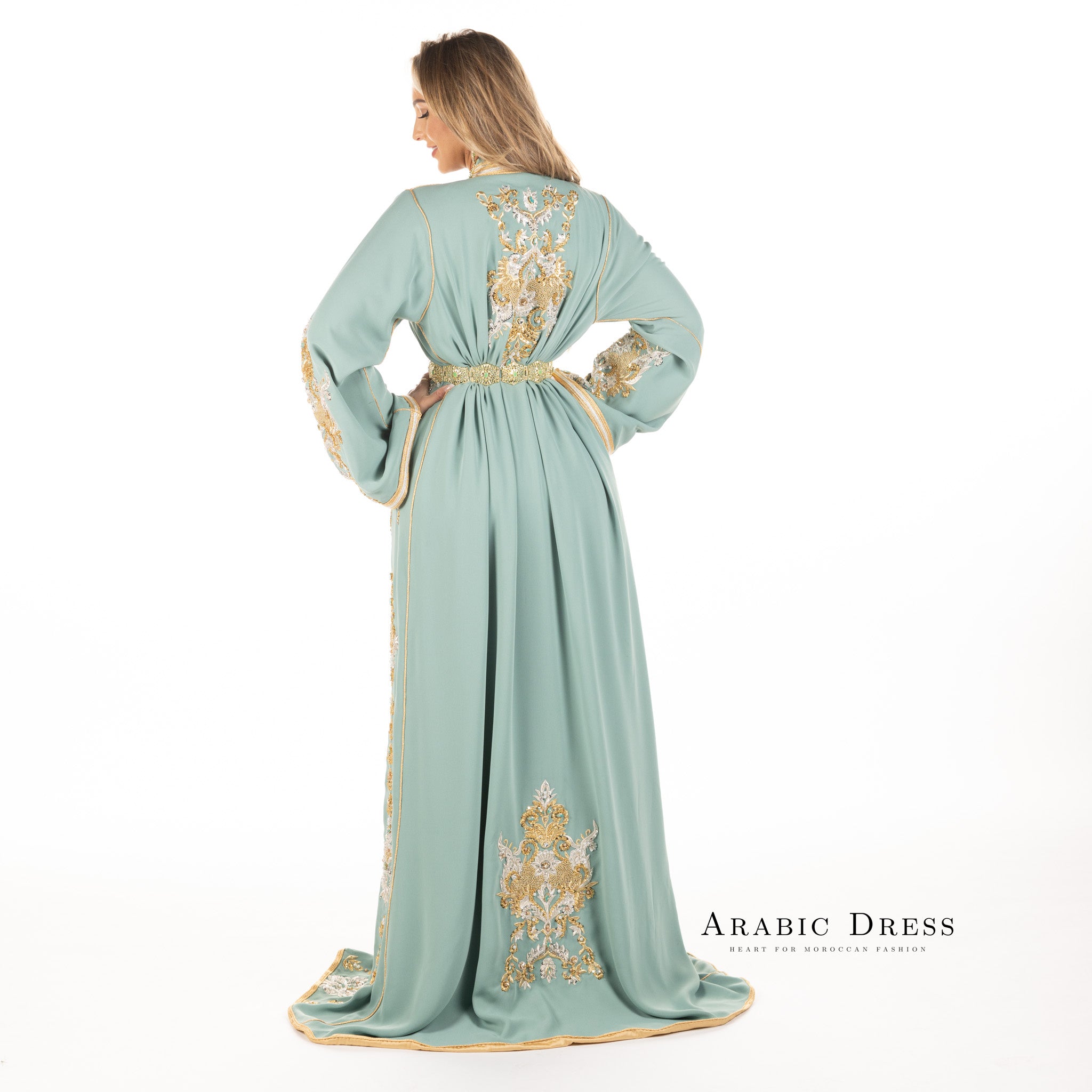 Caftan Louiza Turquiose