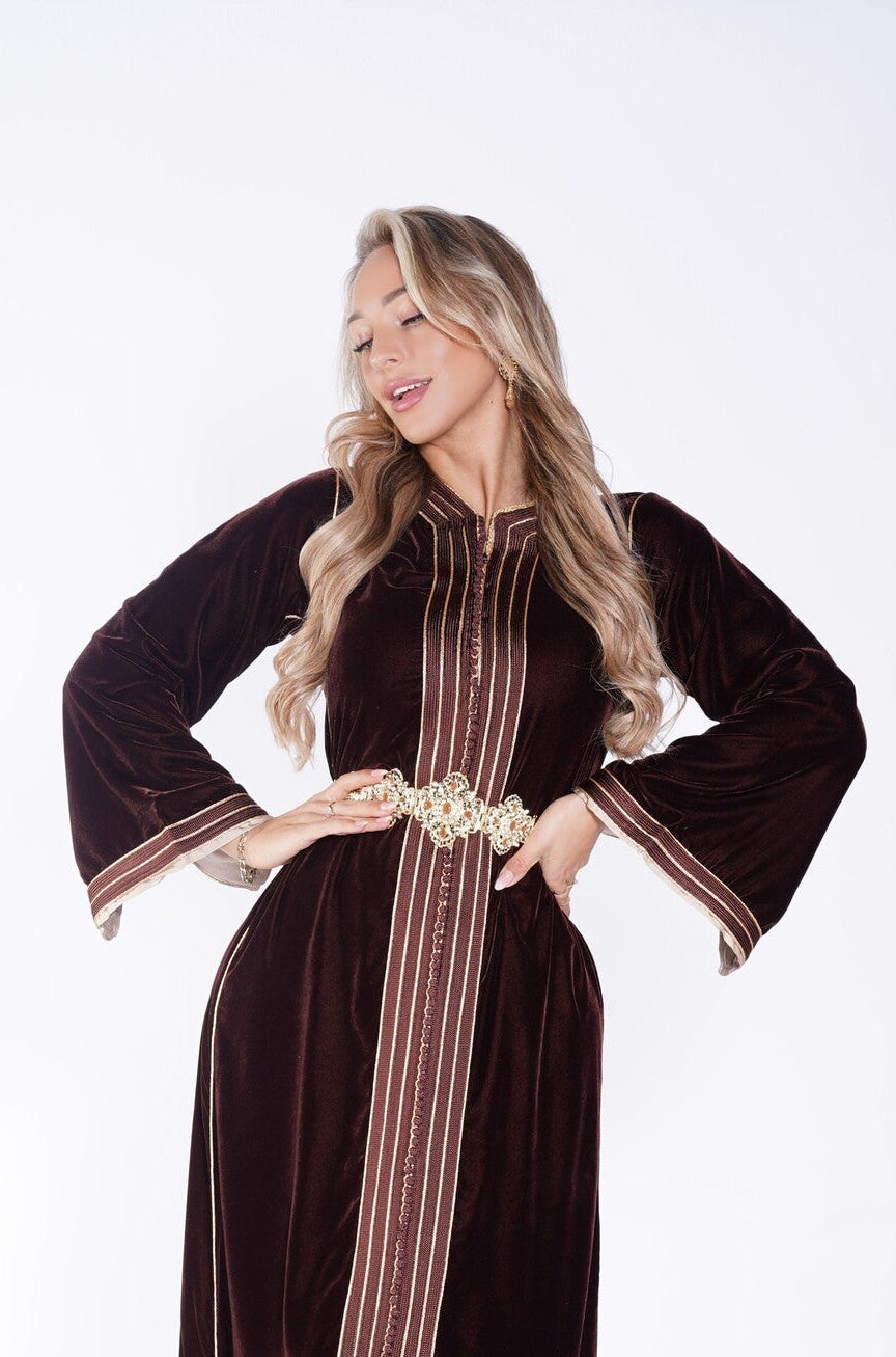 Caftan Farah Brown